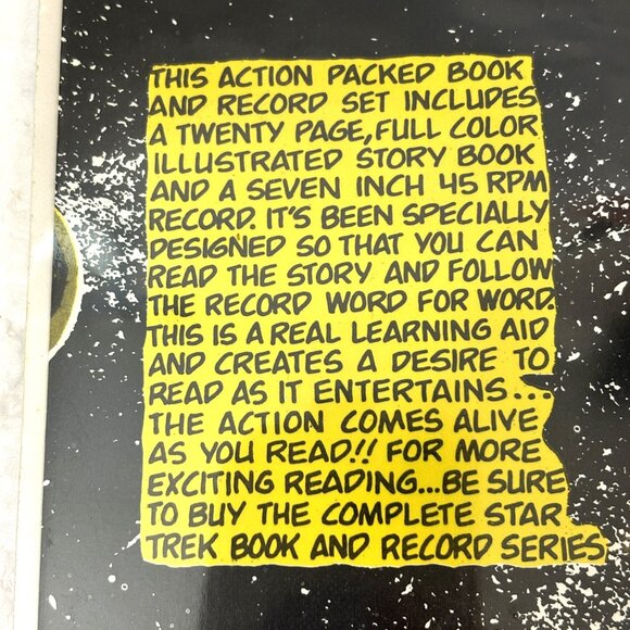 Star Trek The Crier in Emptiness 1975 Paramount Pictures Books & Record Set - Picture 5 of 9